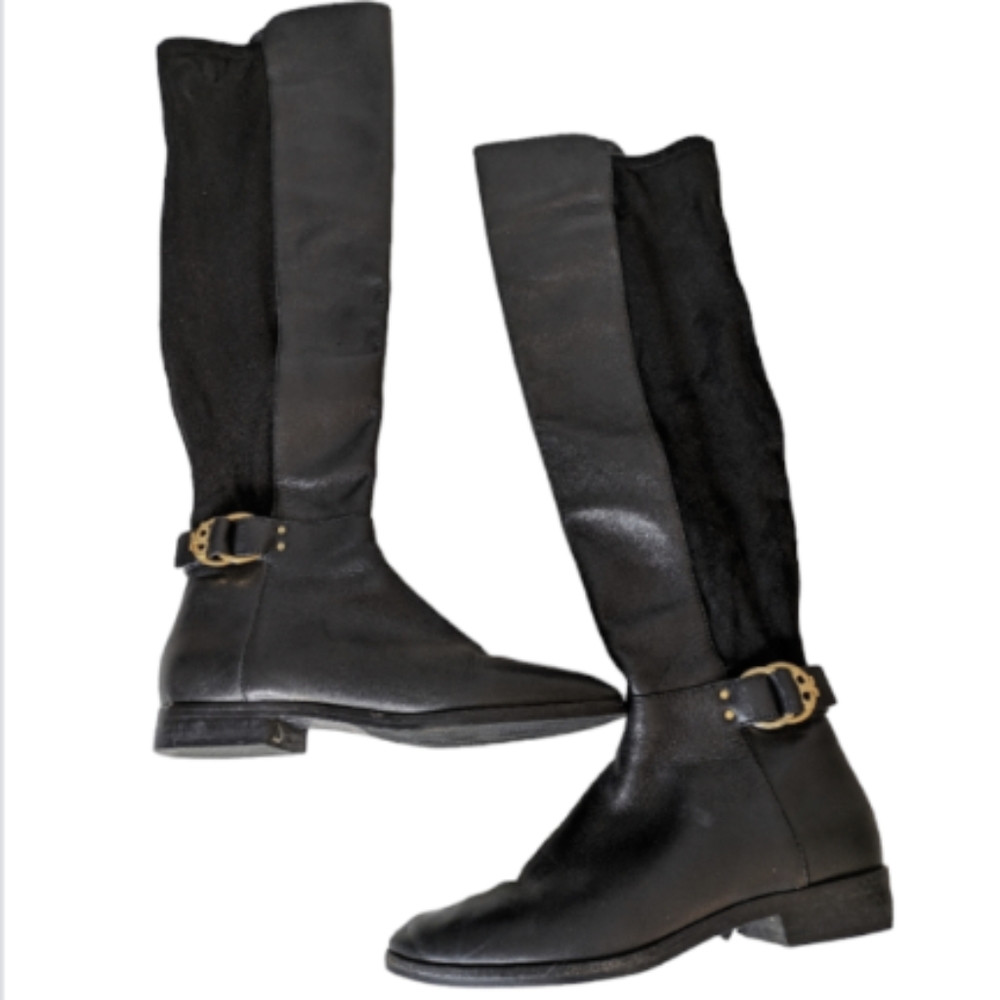 Tory Burch marsden long black over the knee boots